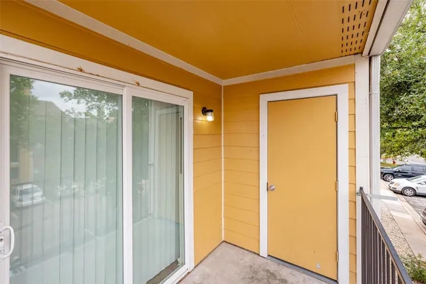 a view of a front door