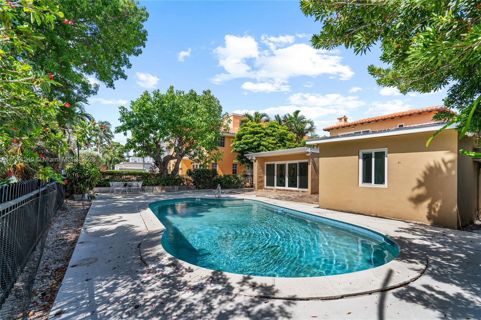5311 Alton Road Miami Beach, FL 33140 - Photo 51 of 51 a view of backyard with a garden and deck