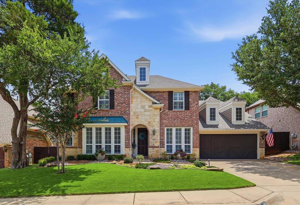 944 Spring Creek Drive Grapevine, TX 76051 - Photo 3 of 37 Beautiful Elevation w-3 Car Tandem