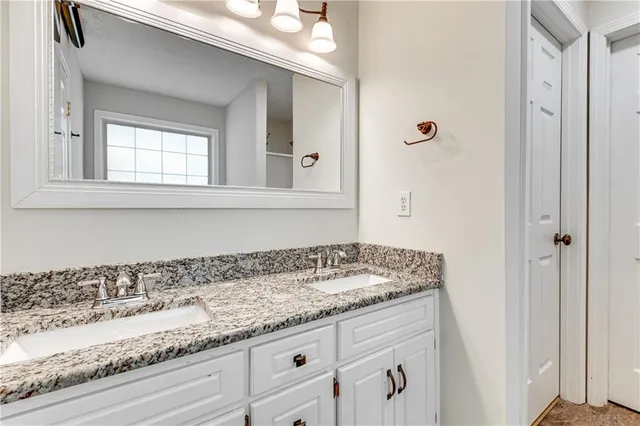 a bathroom with sink