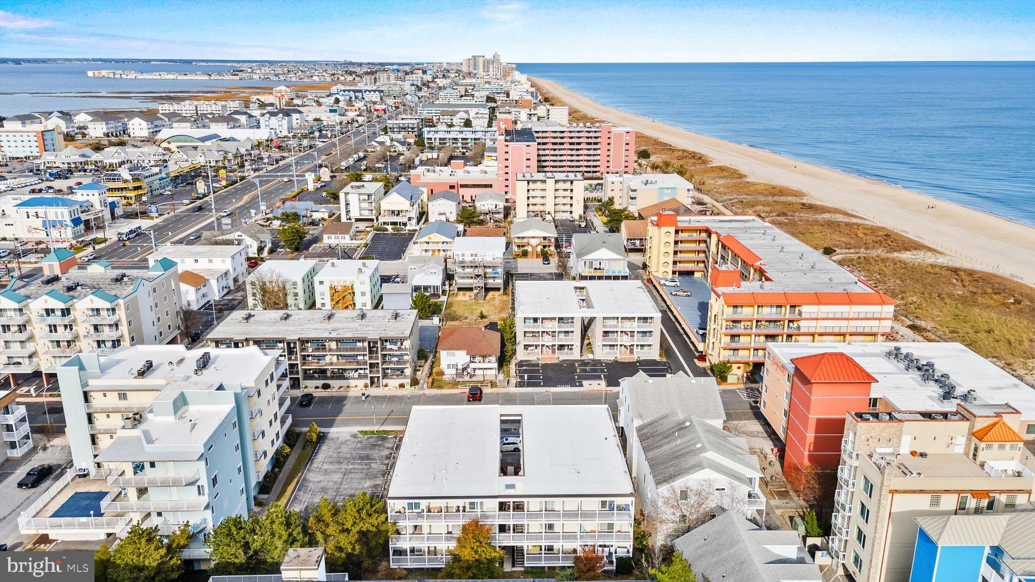 9 64th Street, Unit 304 Ocean City, MD 21842 - Photo 34 of 41 a view of a city with tall buildings