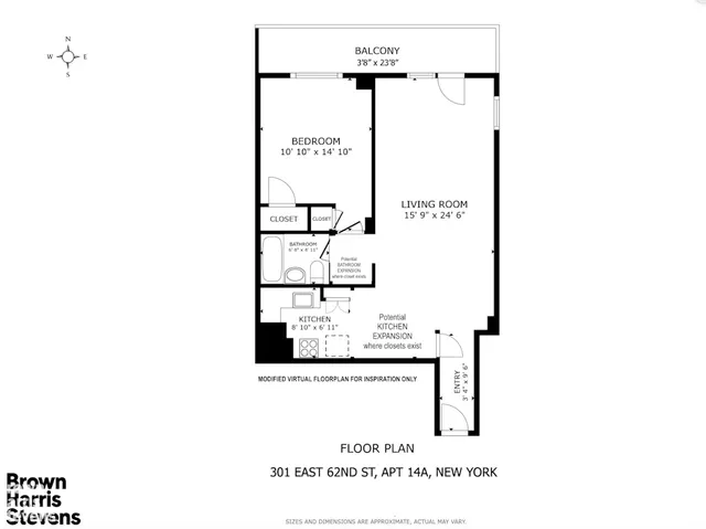 a view of a city with tall buildings