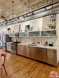 a view of a entryway with wooden floor