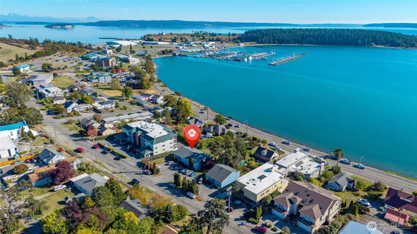 an aerial view