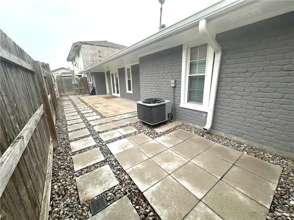 a side view of a house