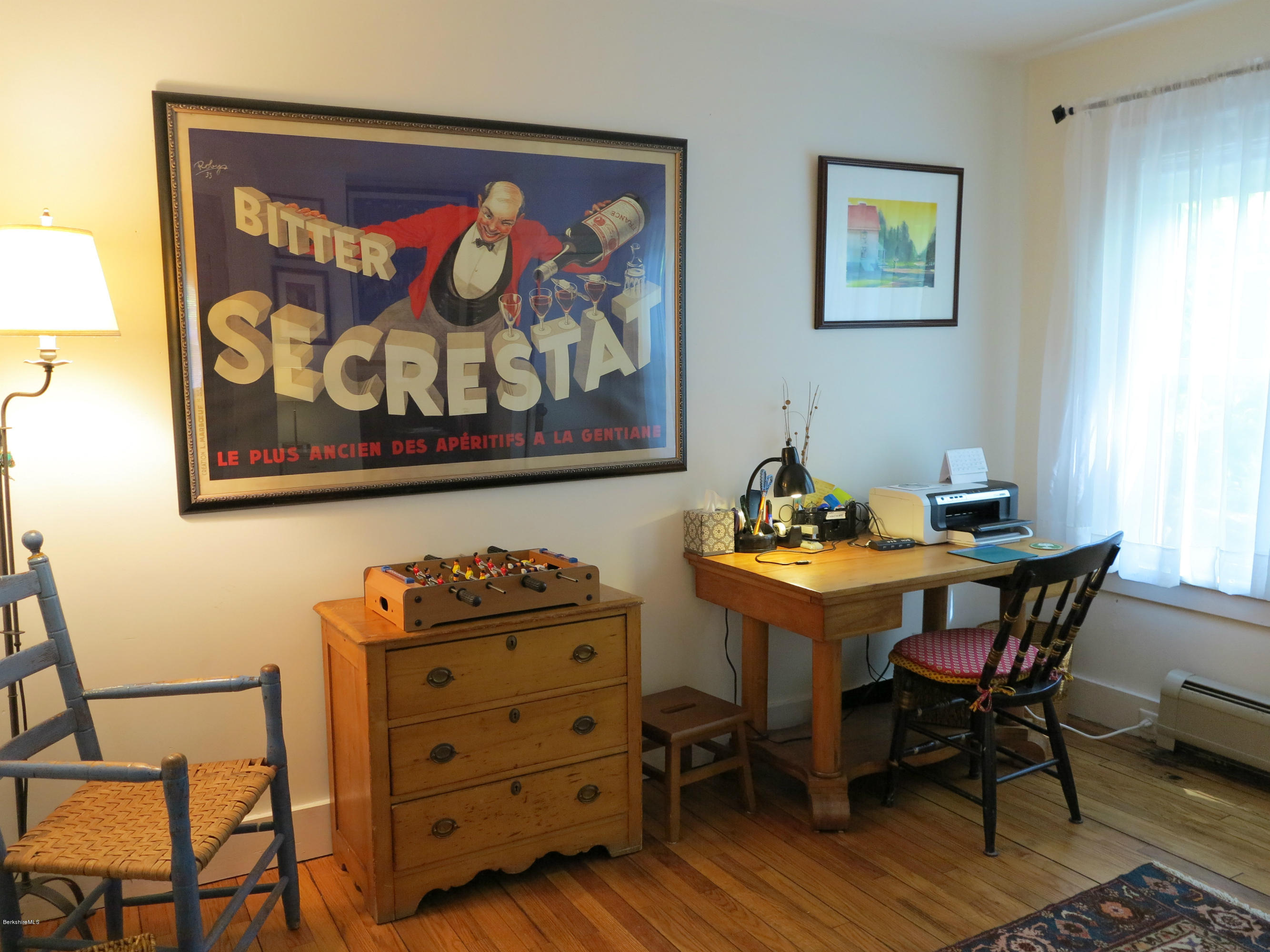 4 Tyringham Road Monterey, MA 01245 - Photo 9 of 26 a dining room with furniture and wooden floor