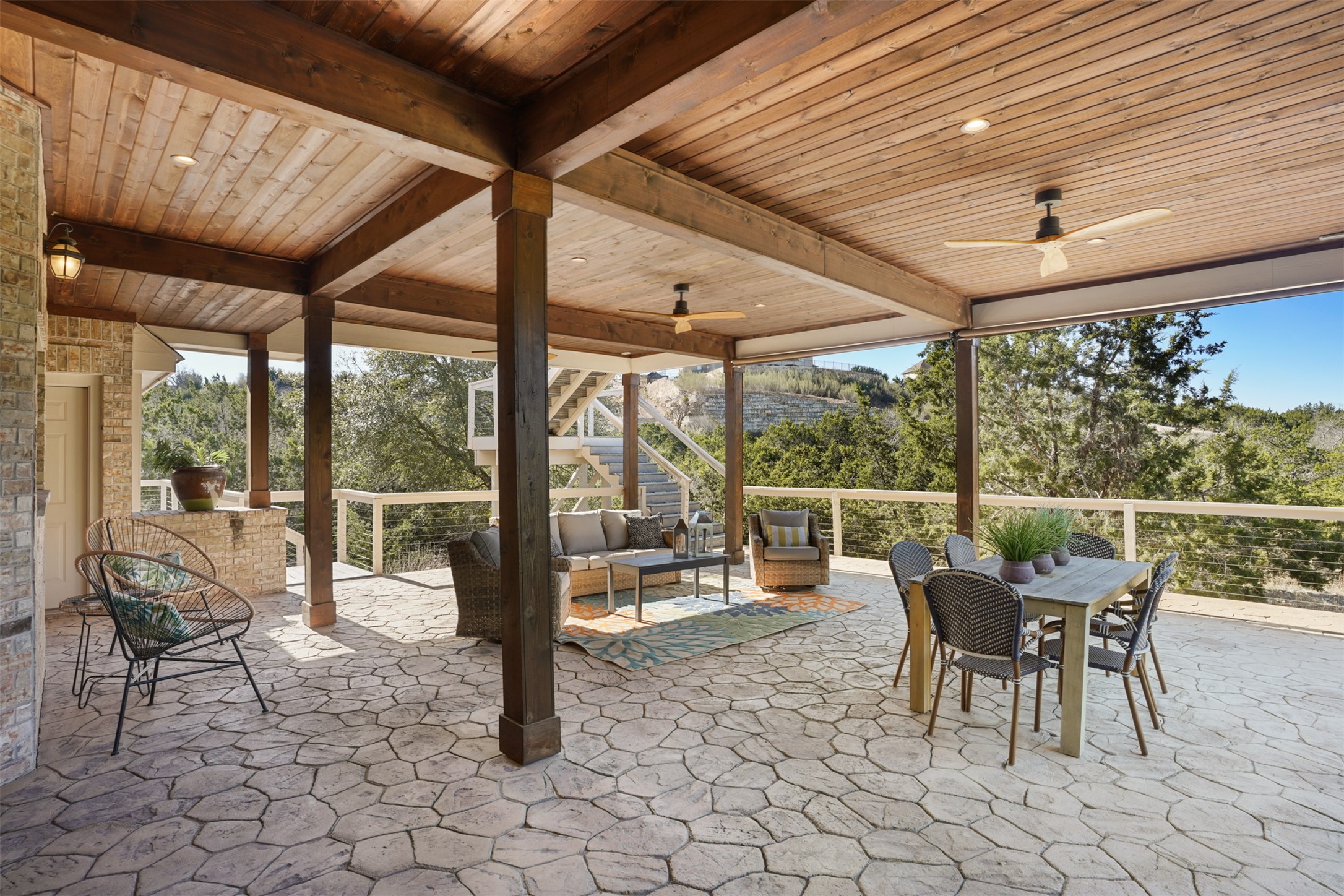 710 Timarron Leander, TX 78641 - Photo 12 of 22 Room to entertain with this oversized covered back patio