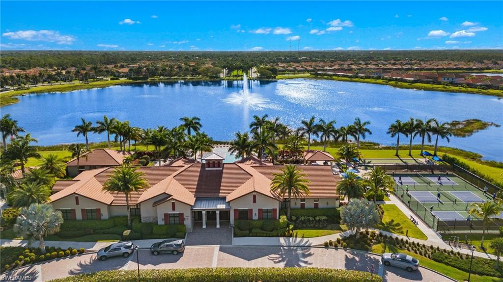 1412 Lucena Lane South Naples, FL 34113 - Photo 35 of 50 Artesia clubhouse, pickleball courts, grand lake and fountain