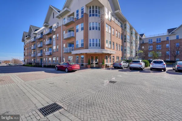 a cars parked in front of a building