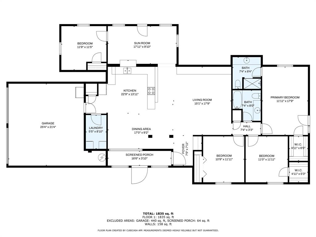 203 Hogg Street Streetman, TX 75859 - Photo 36 of 36 View of property floor plan