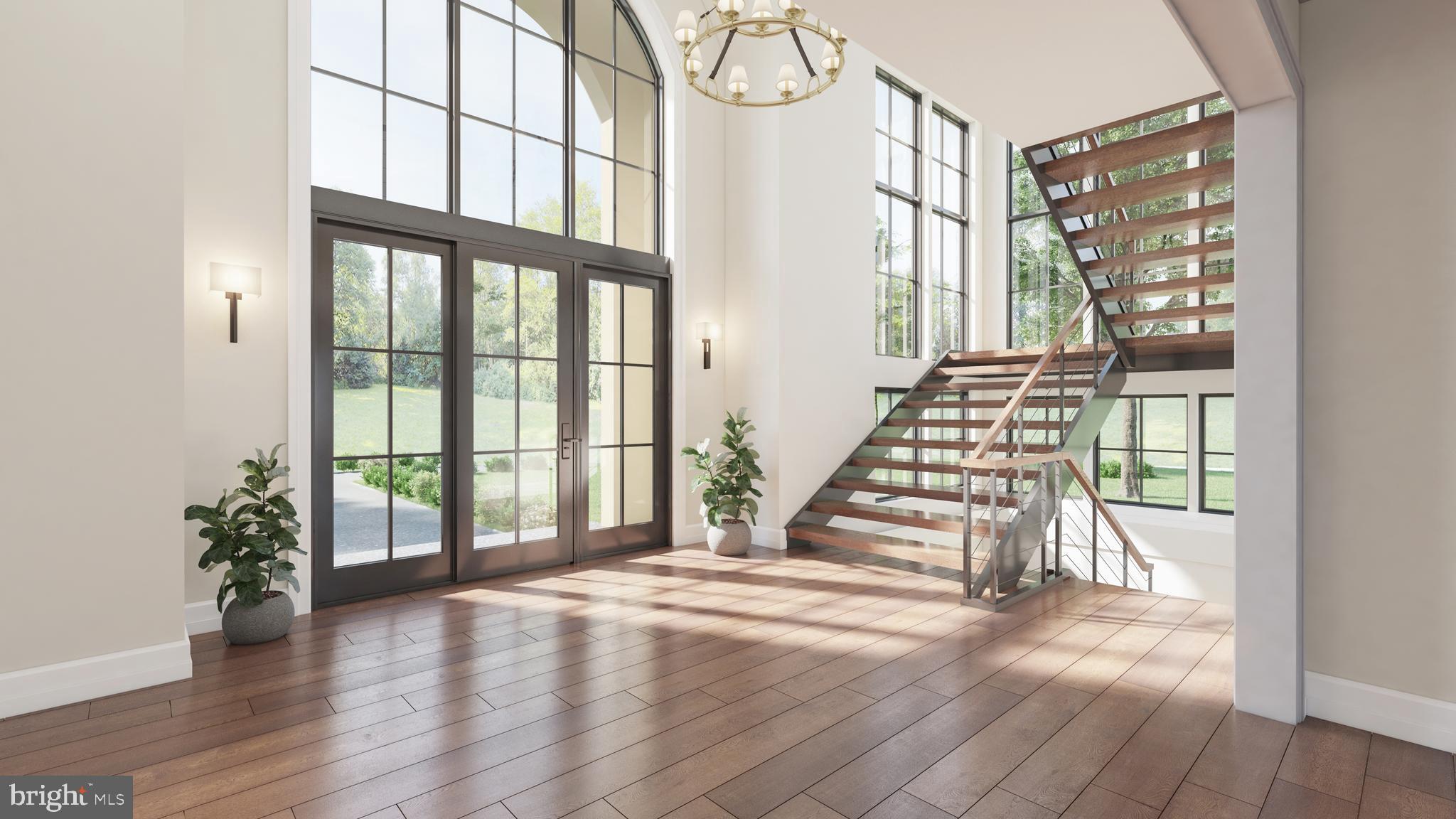 200 South Ithan Avenue Villanova, PA 19085 - Photo 3 of 4 a view of an entryway with wooden floor and door