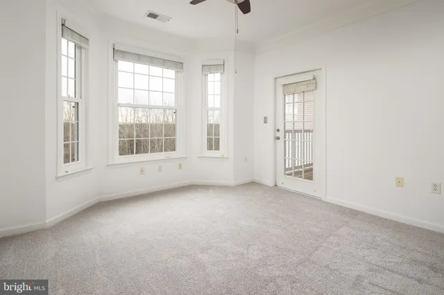 a view of an empty room