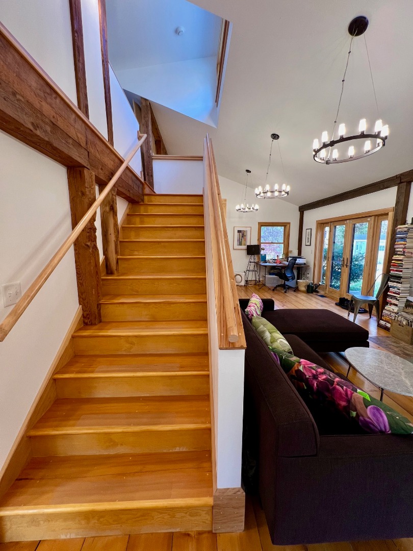 50 Bradley Martin Road West Tisbury, MA 02568 - Photo 17 of 37 a lobby with furniture and stairs