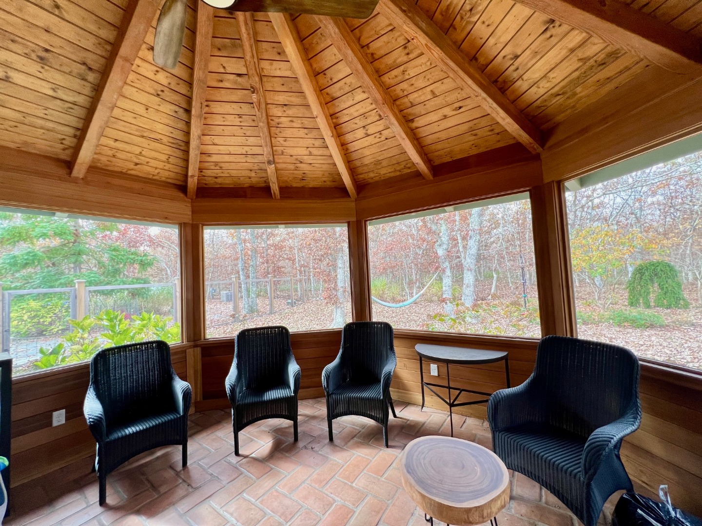 50 Bradley Martin Road West Tisbury, MA 02568 - Photo 23 of 37 a living room with furniture and a large window