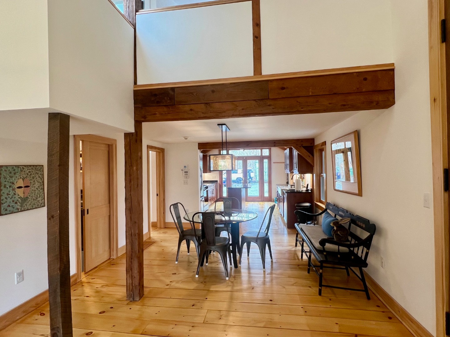 50 Bradley Martin Road West Tisbury, MA 02568 - Photo 8 of 37 a view of a dining room with furniture and wooden floor