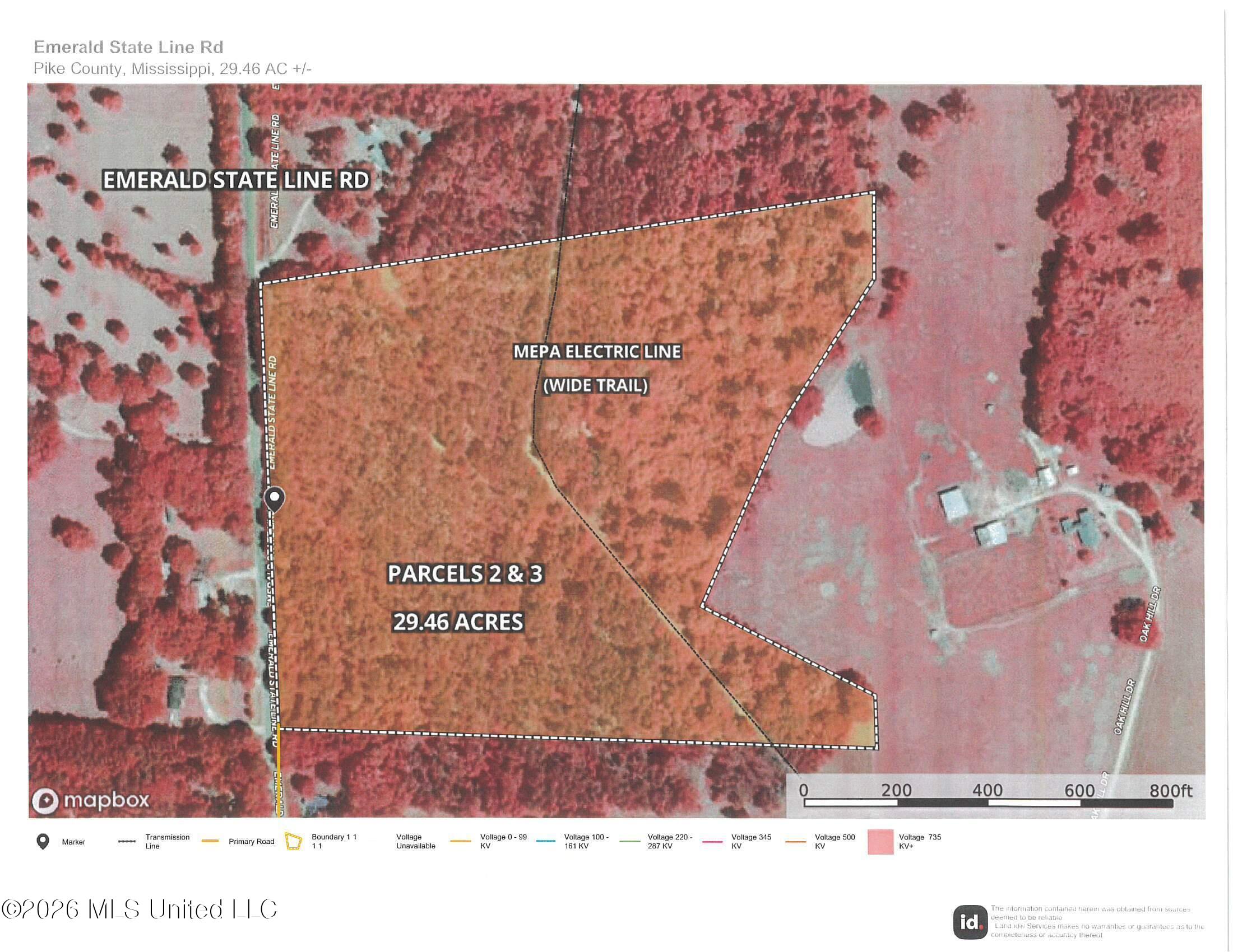 0 Emerald State Line Road Magnolia, MS 39652 - Photo 11 of 14 Infrared Aerial