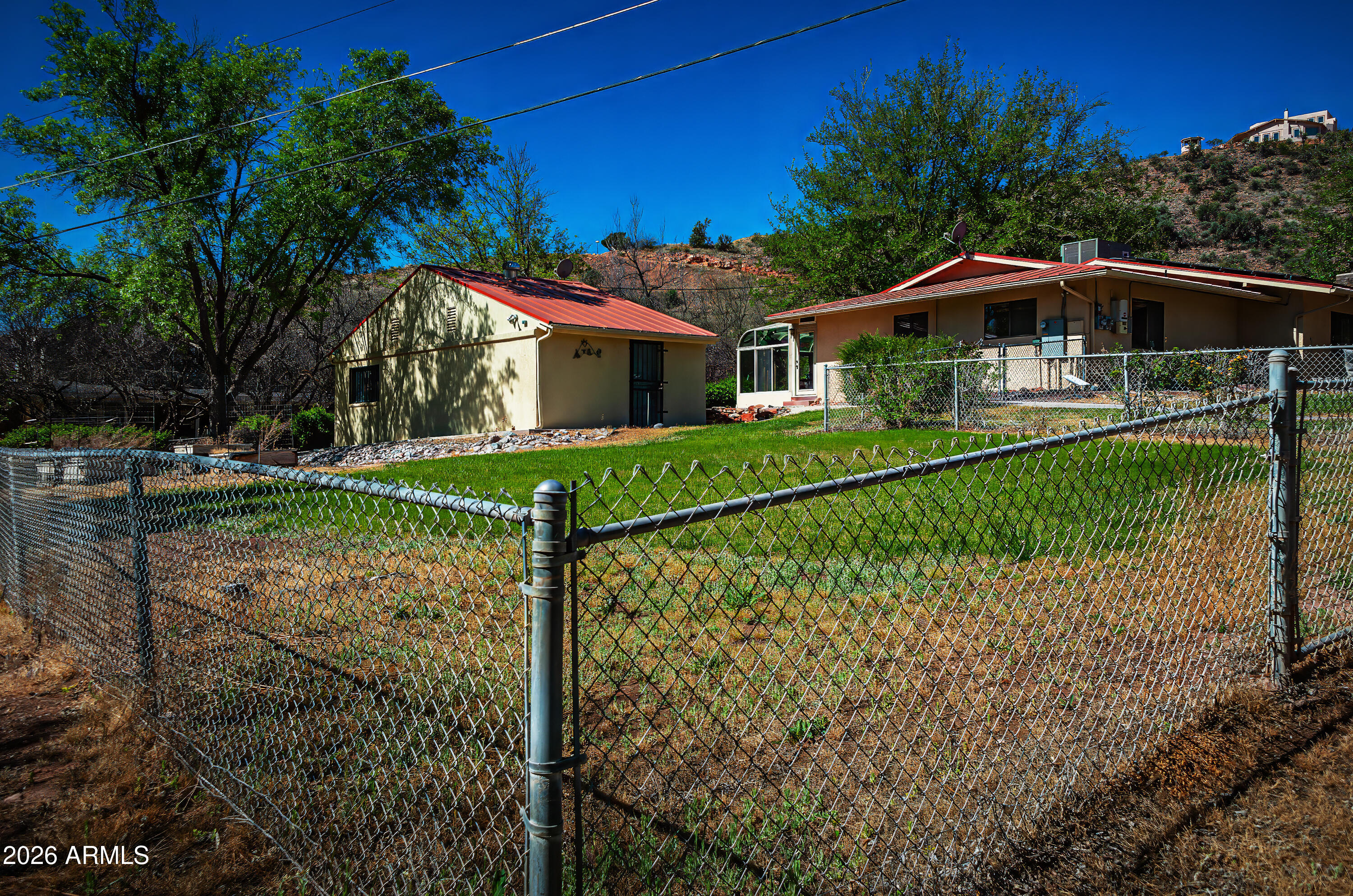 1945 South Loy Road Cornville, AZ 86325 - Photo 29 of 47 a front view of a house with garden