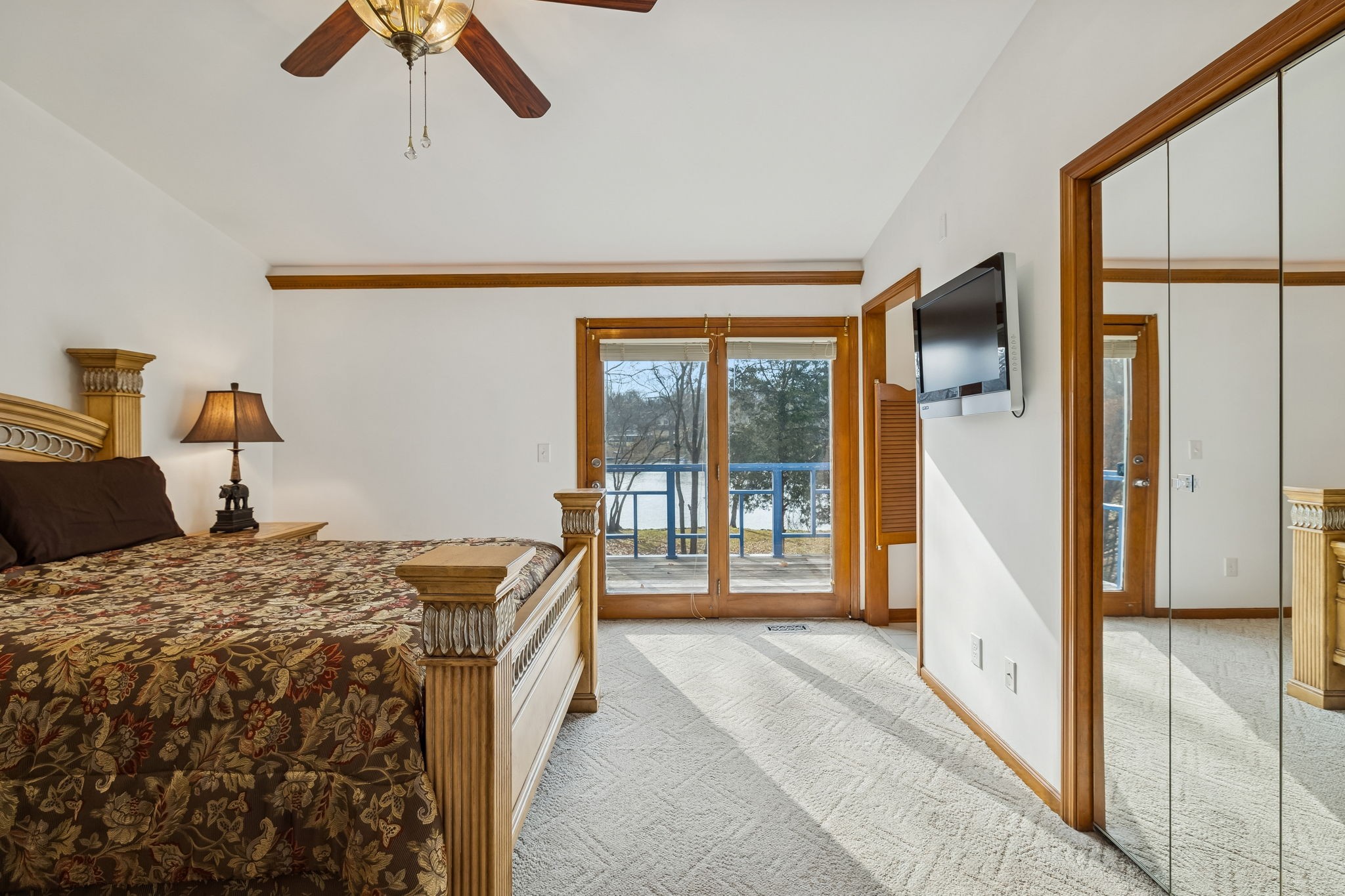 1795 Needmore Road Old Hickory, TN 37138 - Photo 18 of 56 a bedroom with a bed and a large window