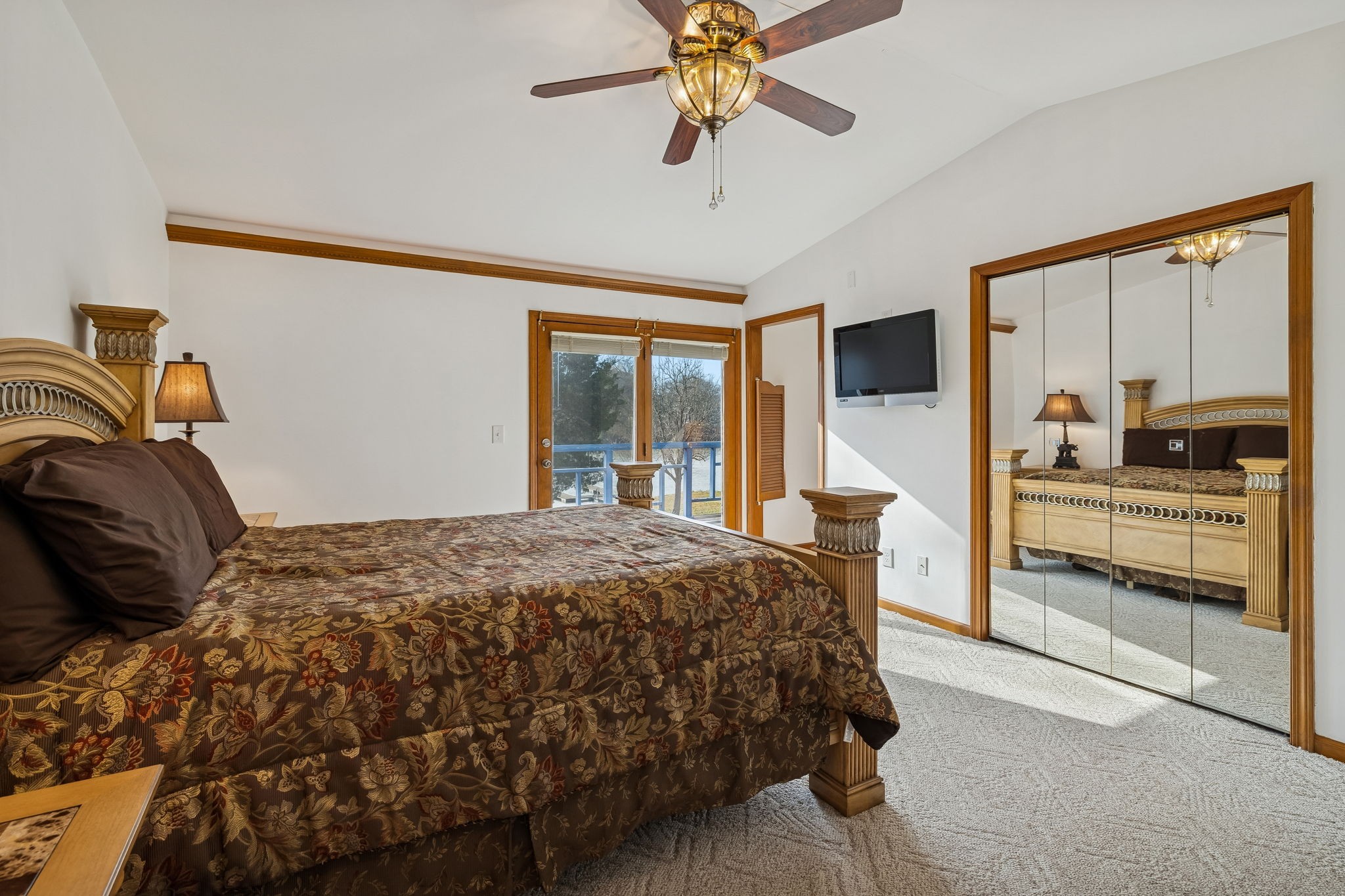 1795 Needmore Road Old Hickory, TN 37138 - Photo 19 of 56 a bedroom with a bed and ceiling fan