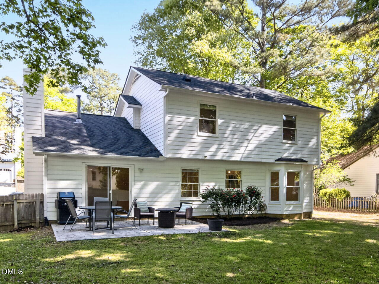 6329 Cape Charles Drive Raleigh, NC 27617 - Photo 31 of 39 Exterior backyard view