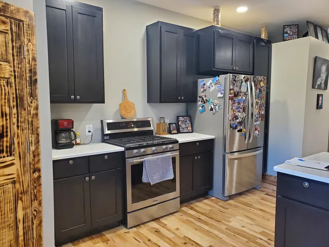 a house view with a outdoor space