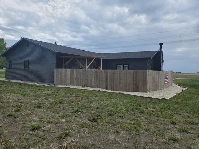 a house with a outdoor space