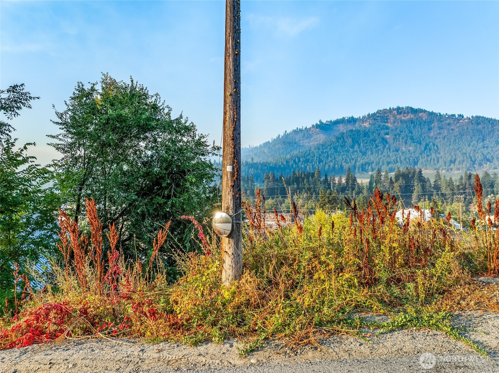 14 High Street Peshastin, WA 98847 - Photo 9 of 12 a view of a lake with a mountain in the background