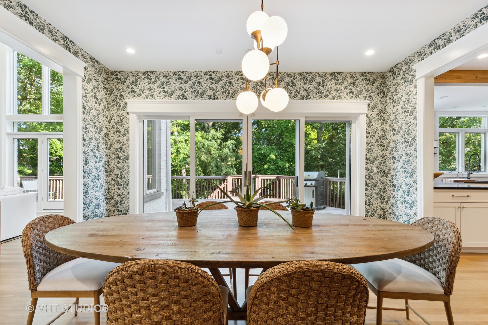 37 Sheridan Road Highland Park, IL 60035 - Photo 12 of 48 a view of a dining room with furniture wooden floor and chandelier