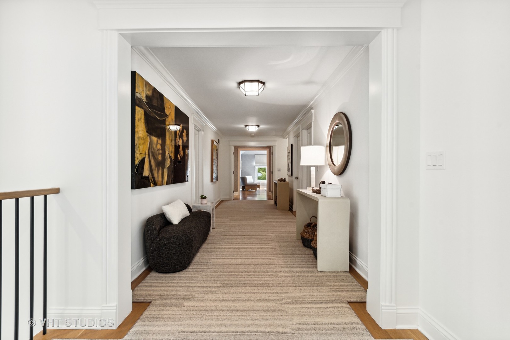 37 Sheridan Road Highland Park, IL 60035 - Photo 26 of 48 a view of a hallway with wooden floor and furniture