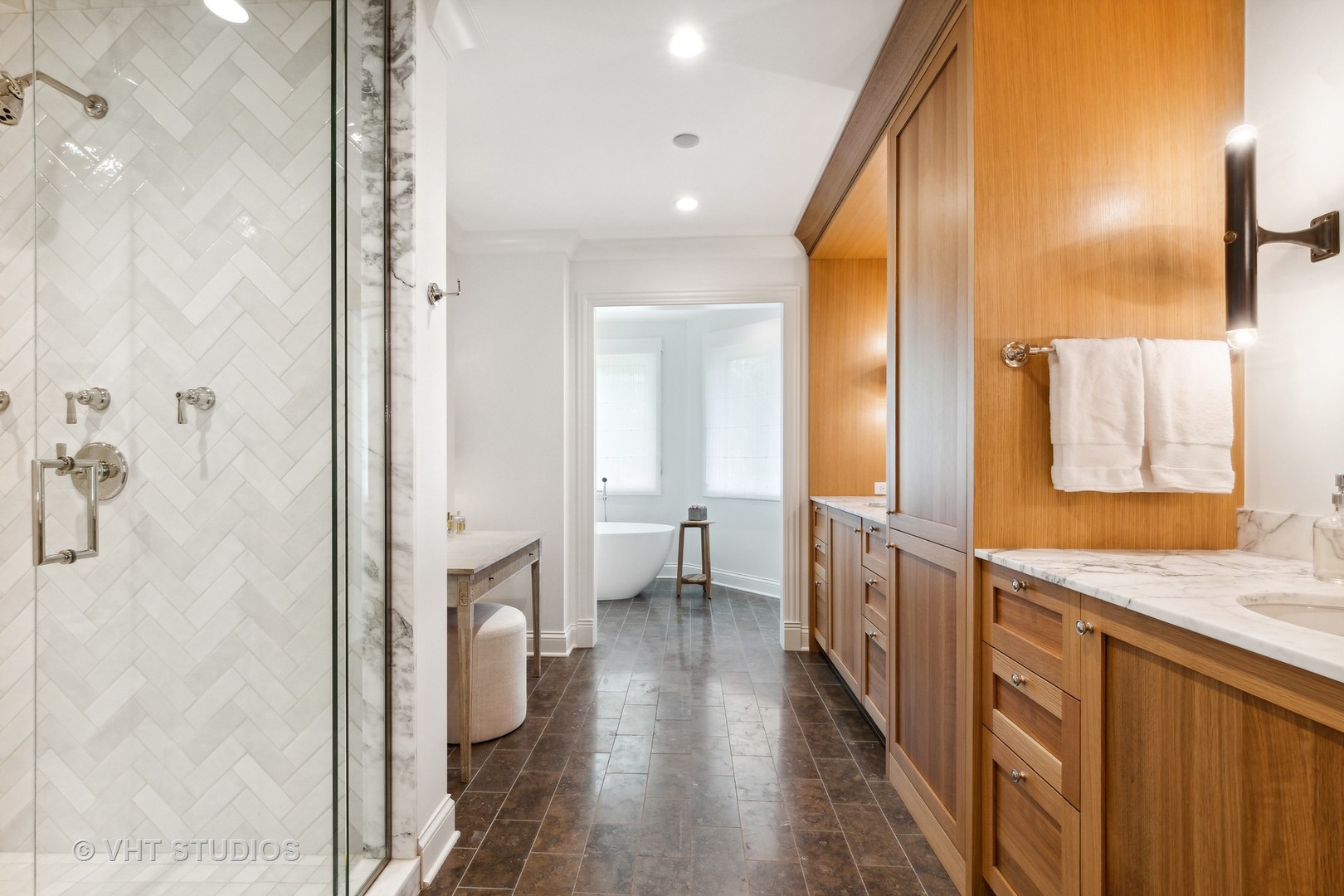37 Sheridan Road Highland Park, IL 60035 - Photo 31 of 48 a bathroom with a granite countertop sink a toilet and a shower