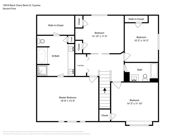 $2,240 | 19918 Black Cherry Bend Court, Cypress, TX 77433