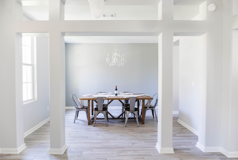 411 Wetzel Kyle, TX 78640 - Photo 15 of 28 a view of a dining room with furniture and wooden floor
