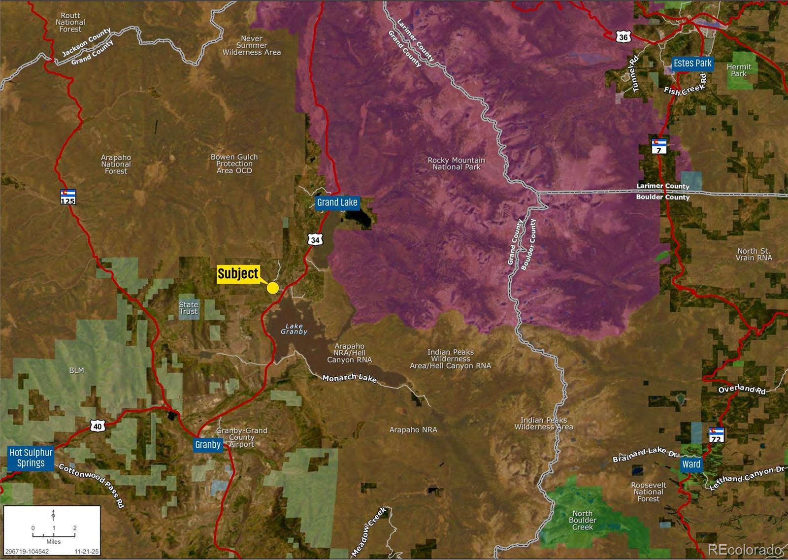 4 County Road Grand Lake, CO 80447 - Photo 3 of 5 a aerial view of a house