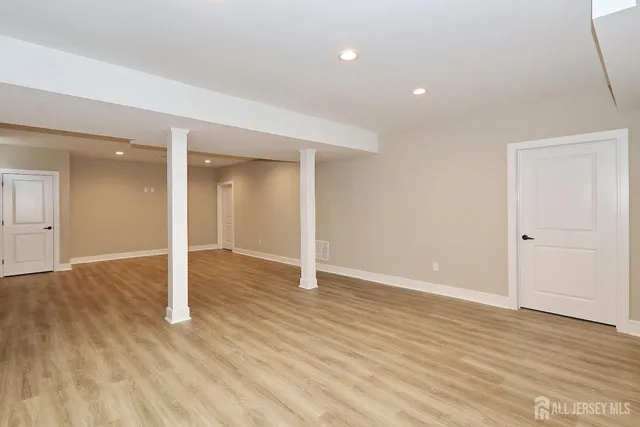 wooden floor in an empty room with wooden floor