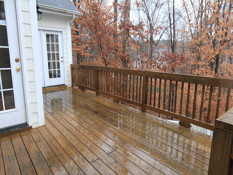 2937 Sunnystone Way Raleigh, NC 27613 - Photo 25 of 25 The Deck has a great view of the private Yard enveloped by Hardwood trees! Patio/Deck