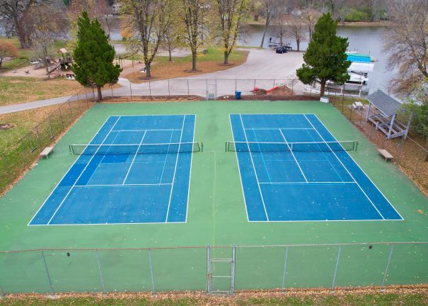 229 Valley Road Trout Valley, IL 60013 - Photo 8 of 11 a view of yard tennis court