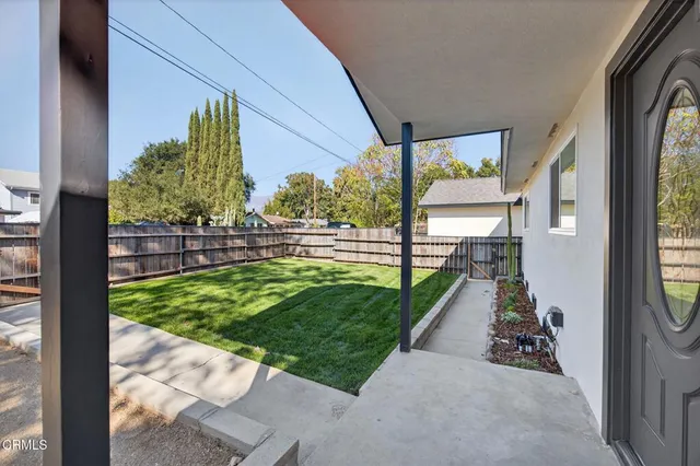 a view of outdoor space and porch