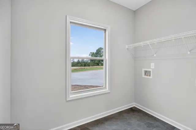 a small space with a window