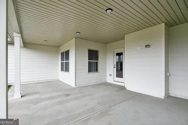 a view of a porch
