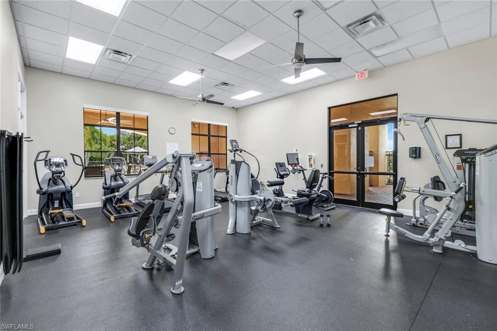 1570 Double Eagle Trail Naples, FL 34120 - Photo 43 of 50 a view of a room with gym equipment