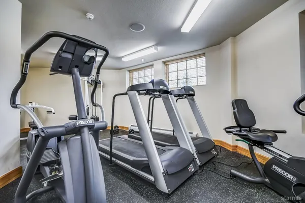 a view of a lake with a city