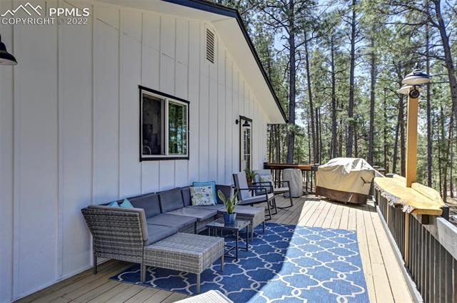 4140 Shoup Road Colorado Springs, CO 80908 - Photo 39 of 44 This deck wraps around two sides of the home.