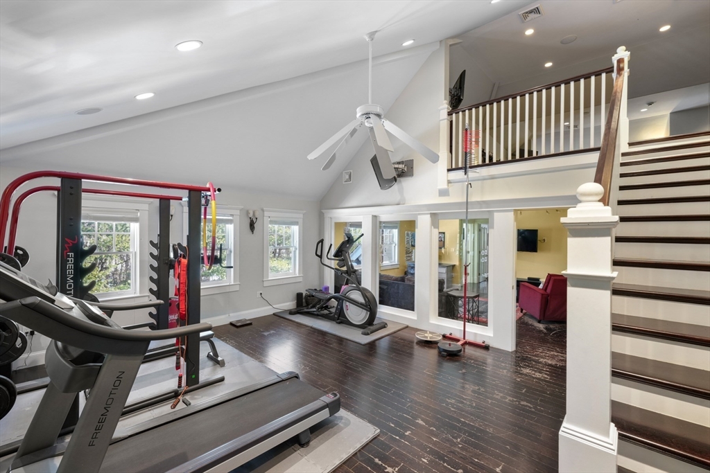 427 Hillside Street Milton, MA 02186 - Photo 26 of 42 a view of a room with gym equipment