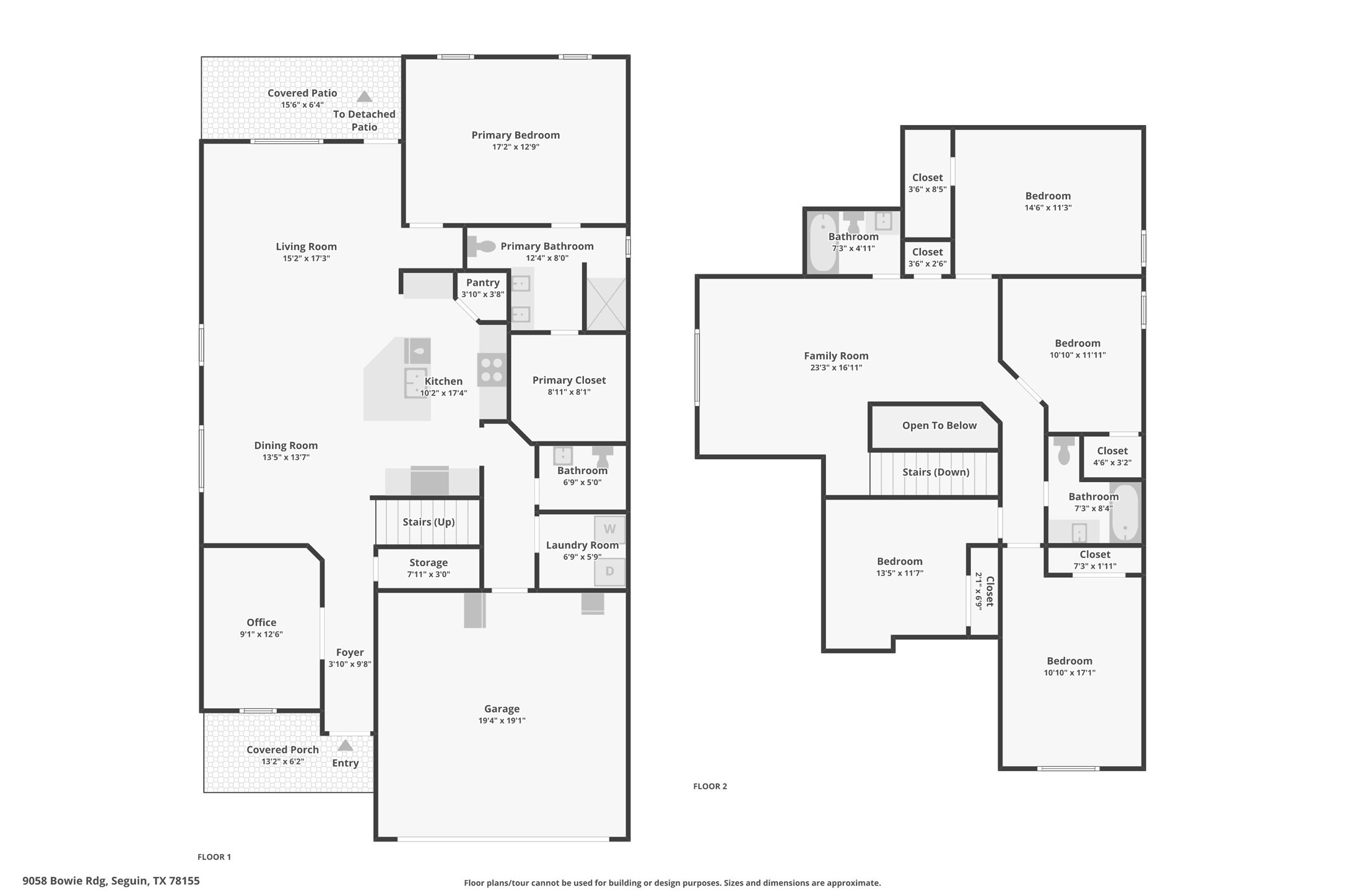 9058 Bowie Ridge Seguin, TX 78155 - Photo 2 of 40 View of room layout