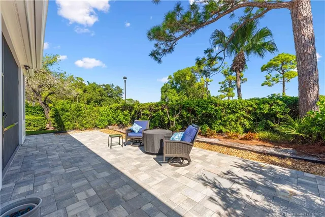 a living room with a couch and a table
