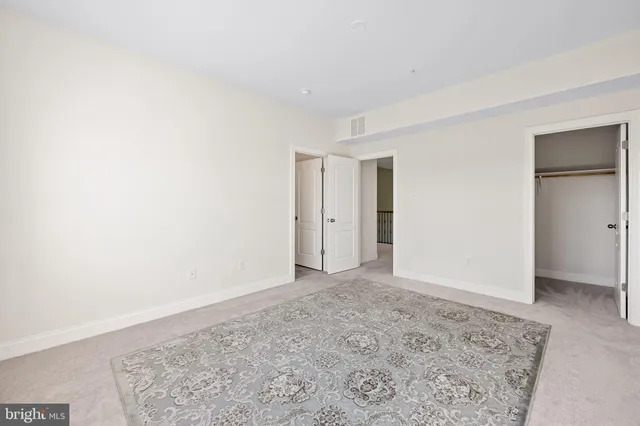 a view of an empty room