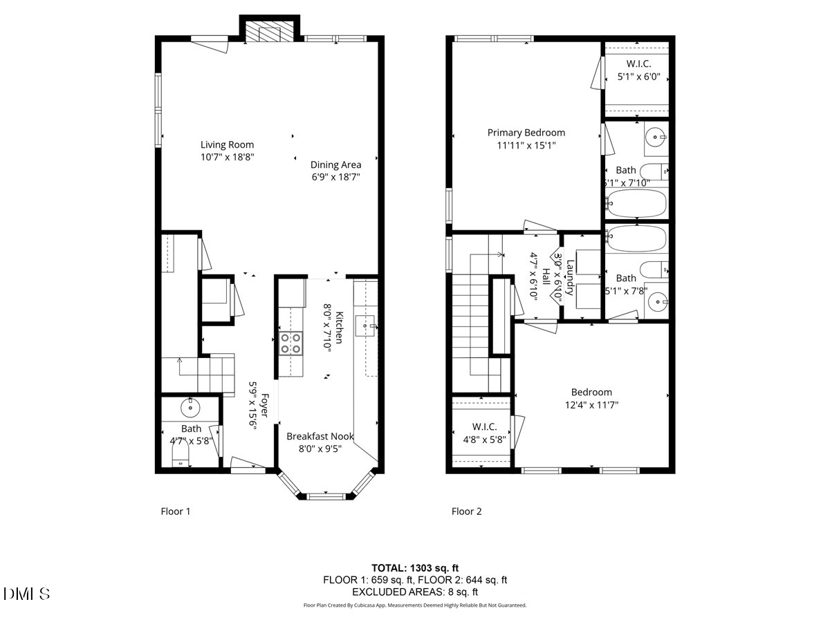 501 Darby Glen Lane Durham, NC 27713 - Photo 24 of 25 a picture of a floor plan