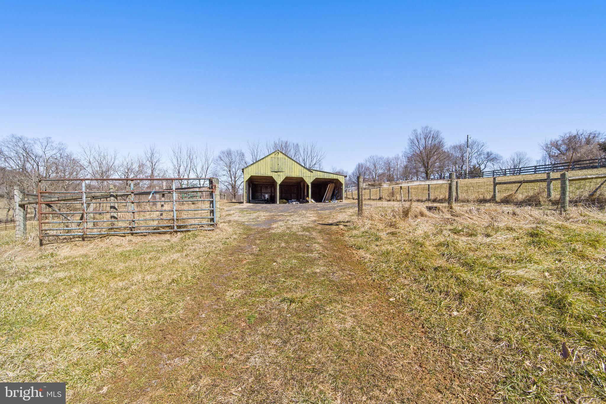 8030 Cannonball Gate Road Warrenton, VA 20186 - Photo 56 of 62 pasture and barn