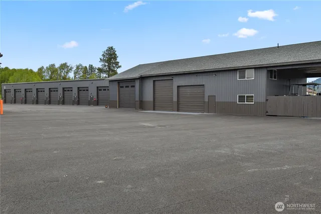 a view of a car garage