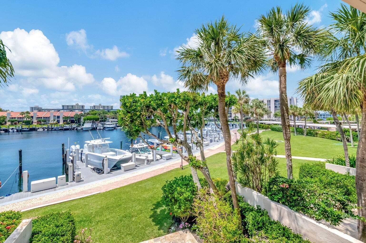 2707 North Ocean Boulevard, Unit D205 Boca Raton, FL 33431 - Photo 16 of 51 a view of a garden with a lake view